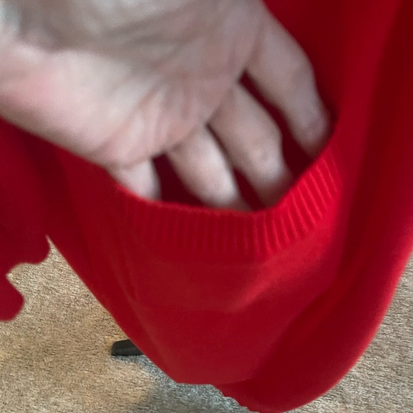 🔥🔥NEW- Long Sleeve Cardigan, Duster in Red - with long length and pockets - Picture 6 of 13